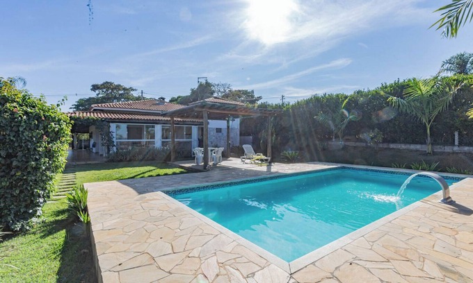 Porto Feliz Chalet De Esquí | Casa de Campo c/ Piscina e Wi-Fi em Gramadinho