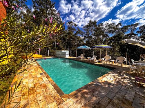Sao Paulo Casa | Casa de campo com churrasq e piscina em Embura SP