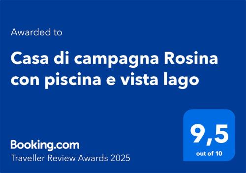 Gravedona Apartamento | Casa di campagna Rosina con piscina e vista lago