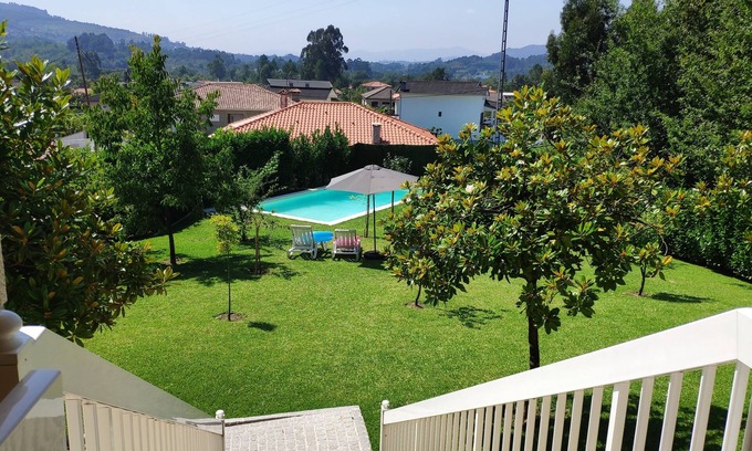 Povoa de Lanhoso Villa | Casa cubierta, excelente alojamiento para vacaciones tranquilas en Povoa de Varzim.
