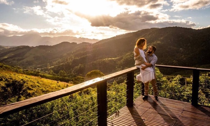 Jardim Nova Suica Chalet De Esquí | Casa do Sol, charm and comfort in the Serra Velha with mountain views
