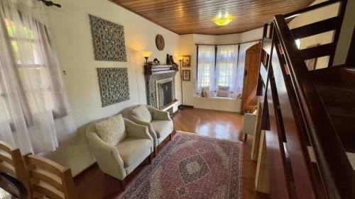 Jardim Nova Suica Chalet De Esquí | Casa estilo Chalé Suiço 37