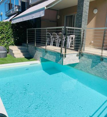 Moniga del Garda Apartamento | Casa Eva con piscina privata