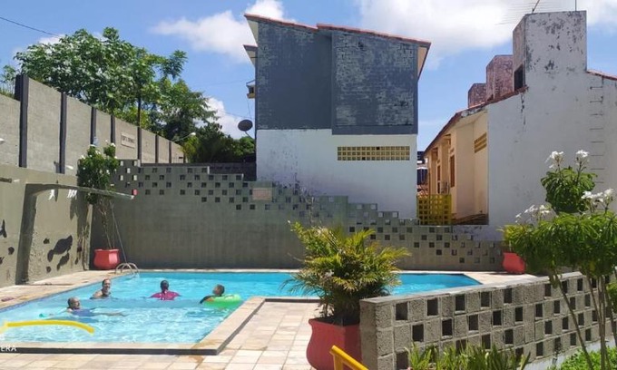 Pilar Casa | Casa FORTE 3qts 200m praia ar pisc estac até 12 pessoas portaria 24H
