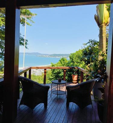 Forte Casa | Casa Inteira em Jurerê In e vista panorâmica