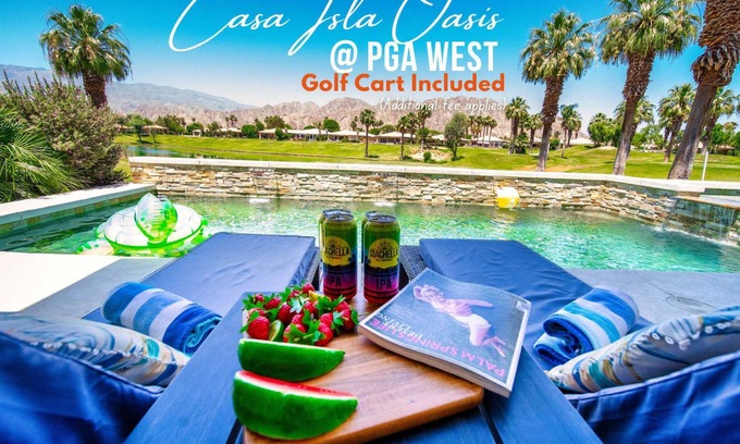 La Quinta Apartamento | Casa Isla Oasis PGA West 3BR Golf Cart Pool