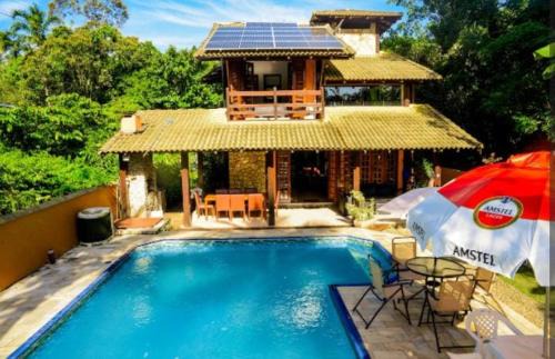 Sao Sebastiao Casa | Casa Juréia com piscina aquecida, a 350m da praia - Litoral Norte