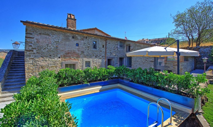 Camucia Villa | Villa en Cortona con 3 habitaciones, capacidad 6