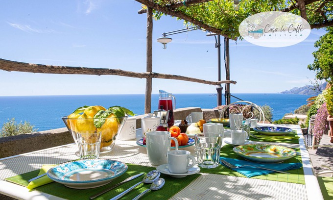 Laurito Casa | Casa Le Calle - Terrace overlooking the sea