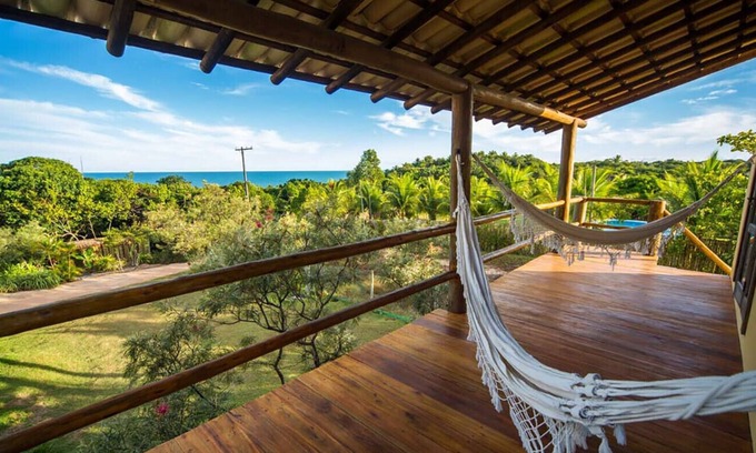 Curuipe Casa | Casa Linda com terraço, Wifi e uma Vista Incrível!
