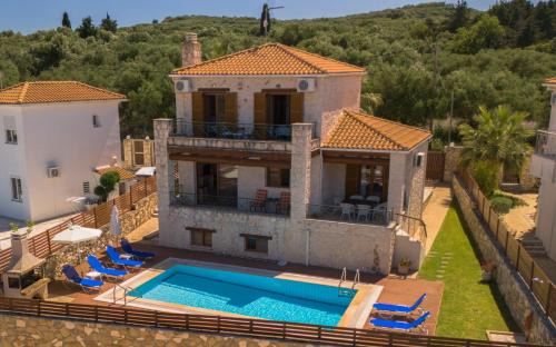 Tragaki Apartamento | Casa Livia - Stone Villa Private Pool & Seaview