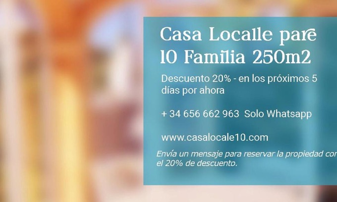 Los Gallos-Cerromolino Casa | Casa Localle pare 10 Familia 250m2