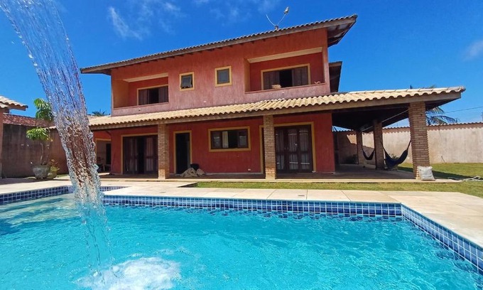 Mongagua Casa | Casa magnífica na praia