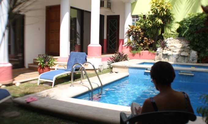 Colonos Cuzamil Villa | Casa Mambo-Private Villa Beach, Piscinas, Cascada, Descuento 20%