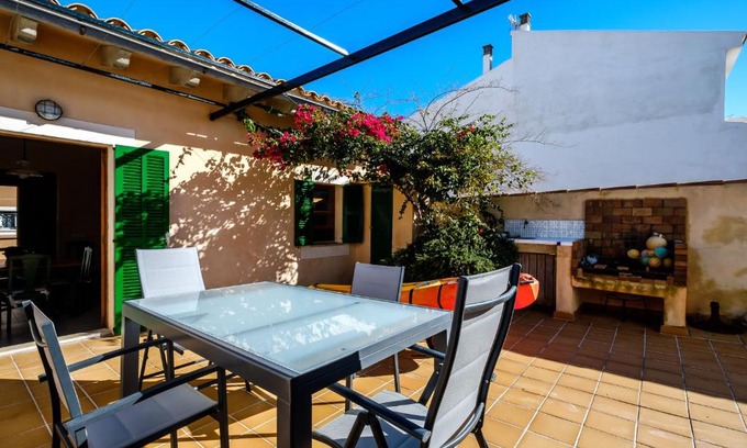 Son Serra de Marina Casa | Casa Mar con patio en playa de Son Serra de Marina
