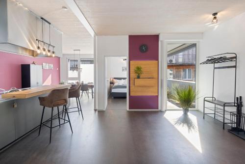 Langenthal Apartamento | Casa Milla, Apartment Wuhr - Zentrales Loft am Fluss inklusive Parkplatz