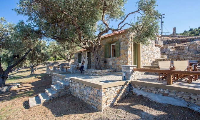 Alonnisos Old Town Chalet De Esquí | Casa Milos - Villa I - Flotando sobre el Egeo