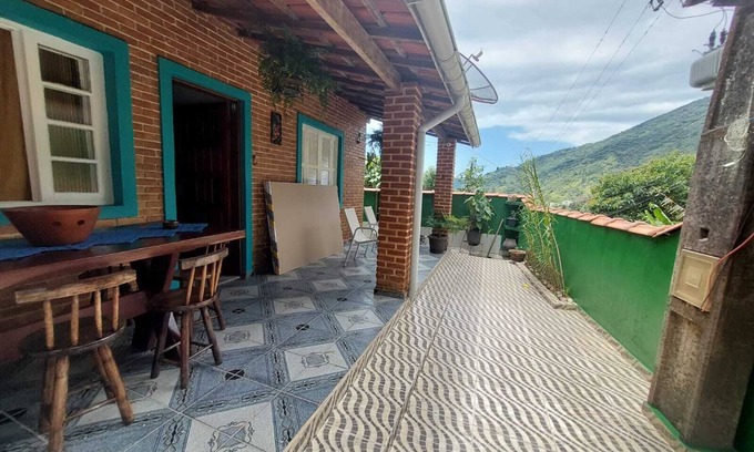 Pereque-Mirim Casa | Casa Palmeira for 10 people near three beaches Ubatuba