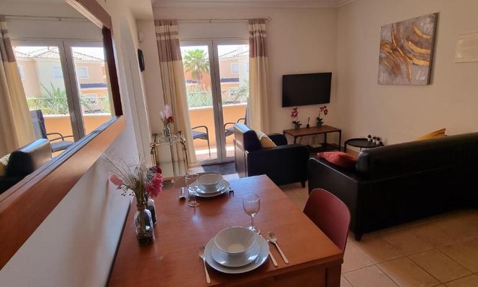 Caserio Los Tarquinos Apartamento | Casa Rebecca, apartment with a poolview