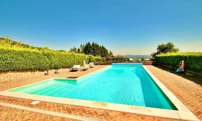 Umbertide Villa | Casa Riozzo. TENIS PRIVADO, PISCINA PRIVADA, cocinas exteriores / interiores, wifi gratuito