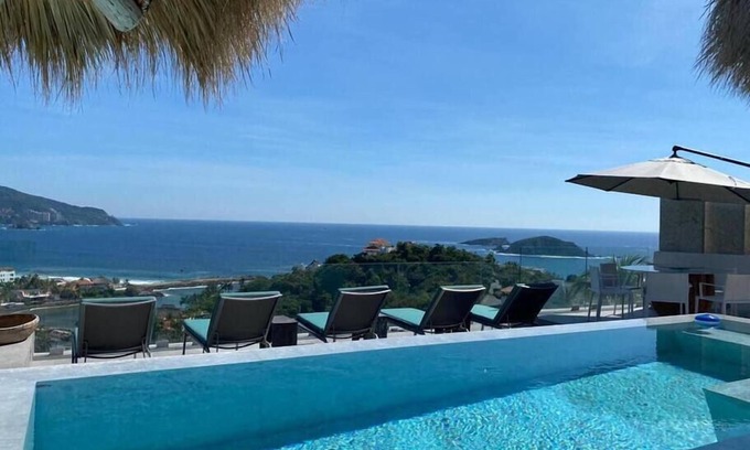 Ixtapa Casa | Casa Roca: En Porto Ixtapa con jacuzzi privado