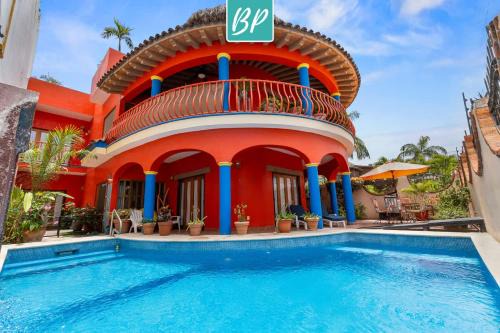 Bucerías Casa | Casa Rodeo - Golden Zone Villa with Large Pool & Rooftop Ocean Views