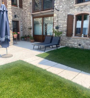 Albisano Apartamento | Casa Silvia II mit Seeblick mit Terrasse