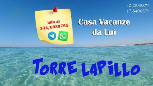 Torre Lapillo Apartamento | Casa Vacanze da Lui'