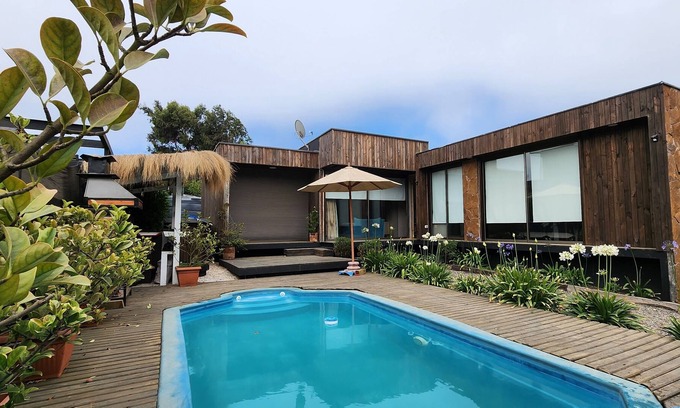 Maitencillo Casa | Casa y piscina a minutos del mar CPEH5B