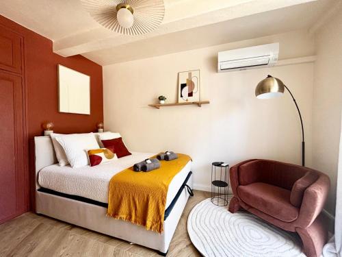 Ajaccio Apartamento | Casamea - Studio Jardin, Élégant, Clim, Renové