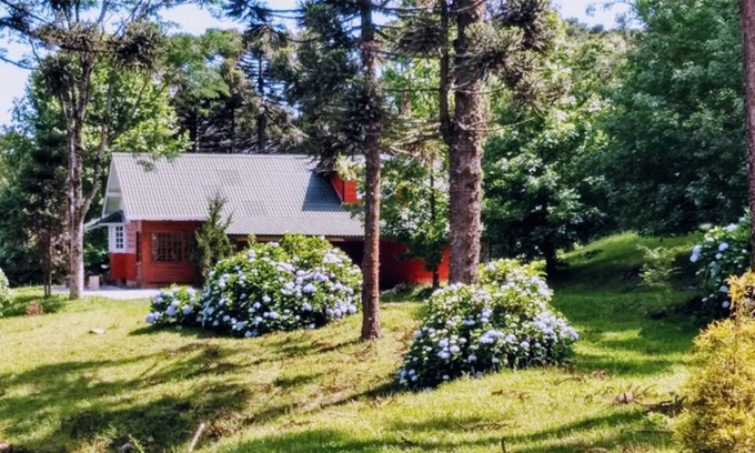 Mato Queimado Villa | REPOSO AL SONIDO DE UNA CASCATA PARTICULAR. Recanto mágico de Gramado. HASTA 17p.