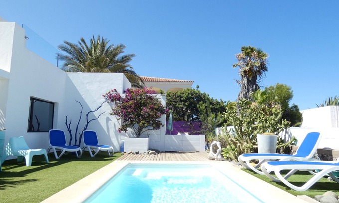 Corralejo Casa | Casita Maracuya, un jardín sobre el mar.