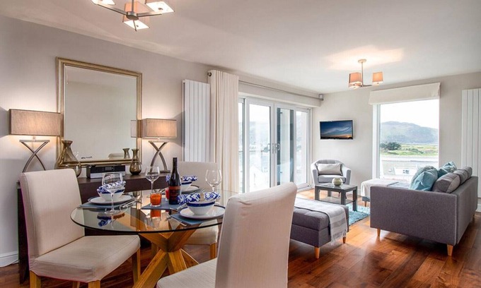 Deganwy Cabaña | Castle Penthouse - Una Habitación Casa Rural, Capacidad 2