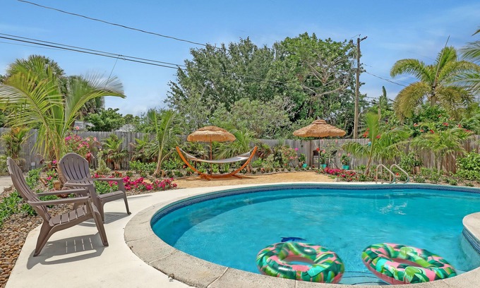Indian Harbour Beach Casa | Catalina Hideaway - Heated Pool - Game Room