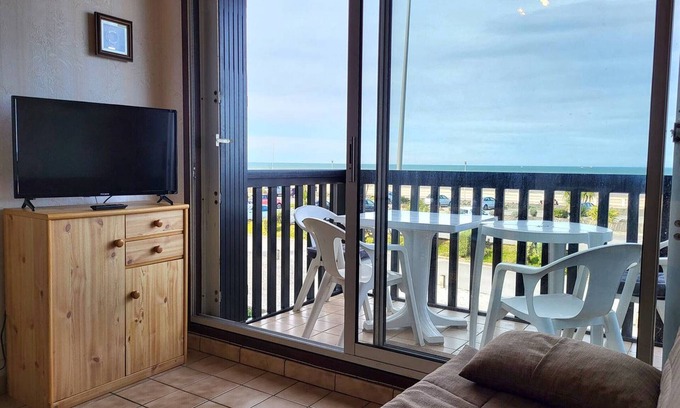 Merville-Franceville-Plage Apartamento | Apartamento Merville-Franceville-Plage, 1 dormitorio, 5 personas