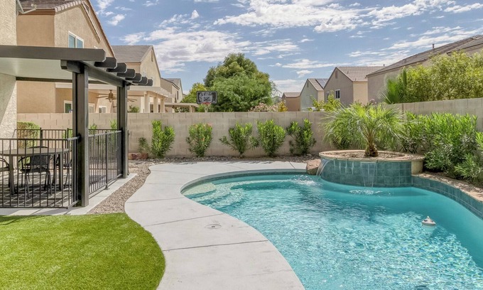 Las Vegas Casa | Centennial Area Private Pool Oasis!