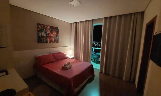 Lagoa Santa Alquiler De RV | Central apartment with balcony and beautiful view