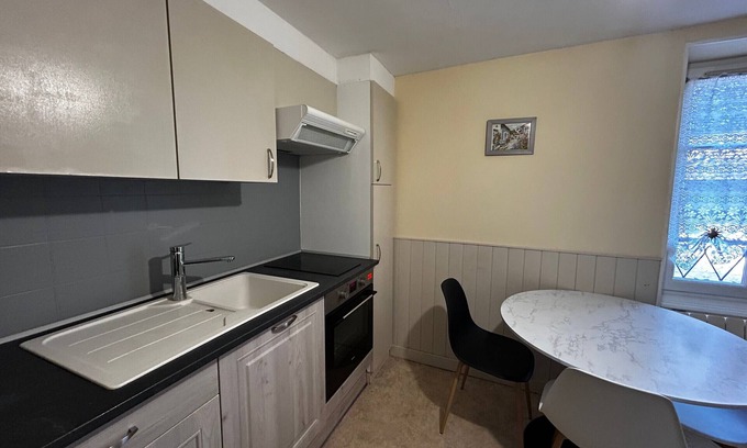 La Roche-Posay Apartamento | T2 céntrico en La Roche-Posay, 4 pers, WIFI, cerca de los termales