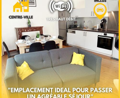 Cholet Apartamento | Centralis, 3 Chambres - Parking inclus