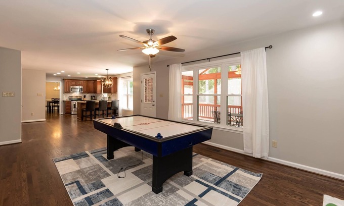 Apex Casa | Centrally located by Cary & Holly Springs with a private serene wooded backyard!