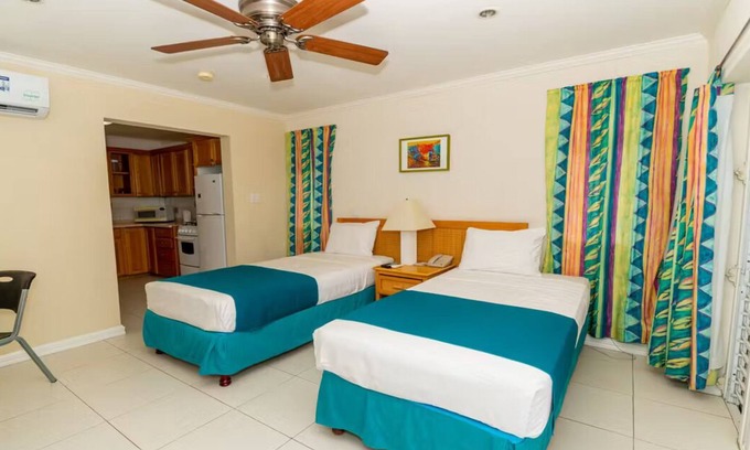 Blue Waters Hotel | Centrally Located near Rockley; Pool, Free WiFi - Fully Equipped Kitchen