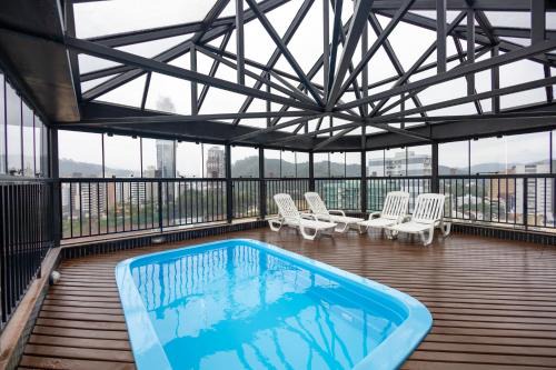 Centro Apartamento | Centro Blumenau Rota Gastronômica Piscina