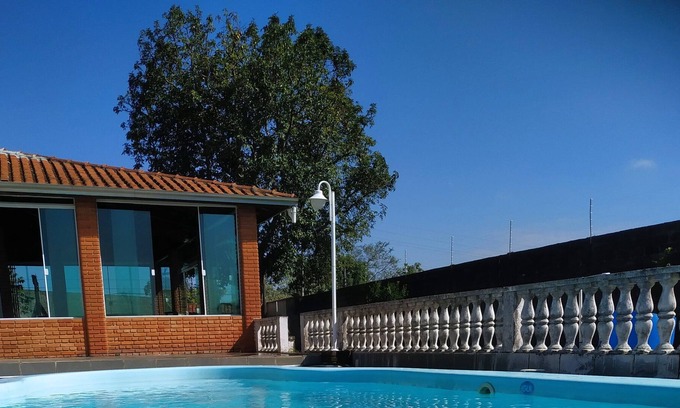 Piedade Casa | Chácara Arara Azul - Piedade/SP swimming pool wifi barbecue games room