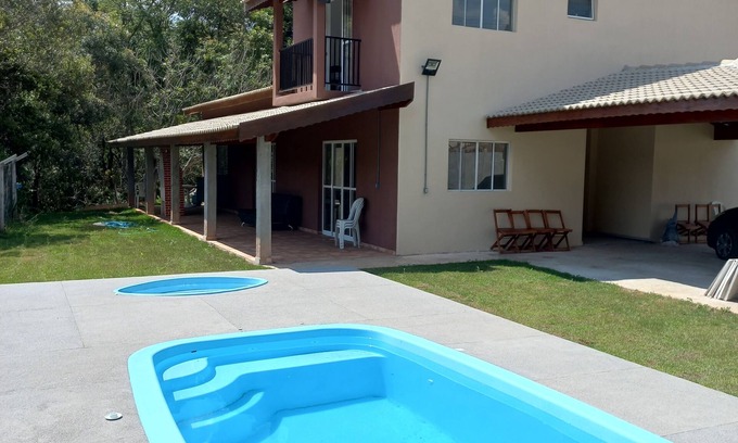Jarinu Casa | Chácara Próximo Atibaia e Jundiai, Móveis Novos, Casa Arejada, 3 Quartos Térreo