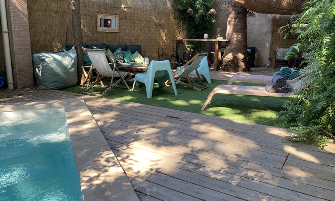 Saint-Hippolyte Casa | Charming village house 10' from the beach