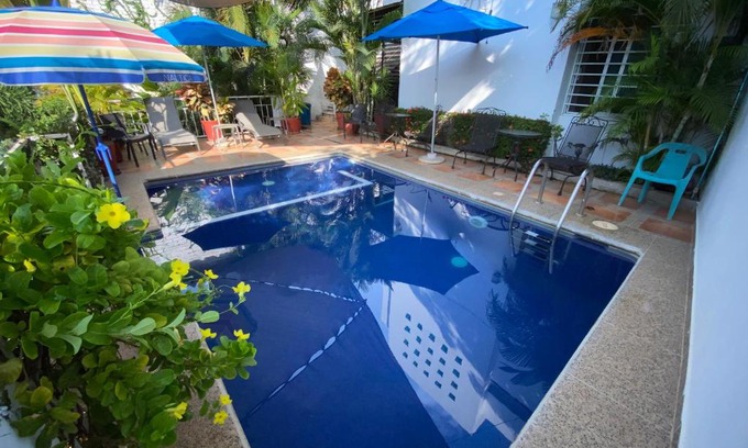 Chacala Apartamento | Chacala Corales para 7 con Aire Acondicionado con Alberca y Playa a 50 mts
