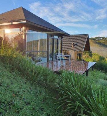 Campos do Jordao Casa | Chalé Acima das Nuvens 1 com Hidro