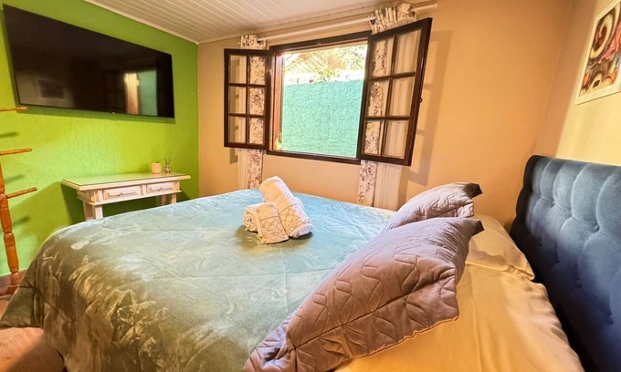 Jaguaribe Chalet De Esquí | Chalé Aconchegante de 3 Quartos a 5 min Centrinho Turístico