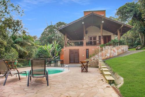 Taquacetuba Casa | Chalé Privado no lago Piscina Churrasqueira