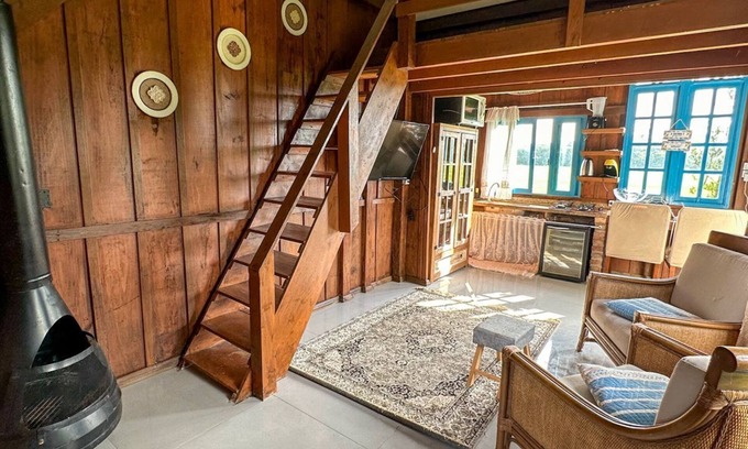 Picarras Chalet De Esquí | Chalé Sol com Hidromassagem em Meio a Natureza